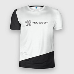 Футболка спортивная мужская Peugeot геометрия, цвет: 3D-принт