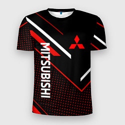 Футболка спортивная мужская Митсубиси, Mitsubishi Спорт, цвет: 3D-принт