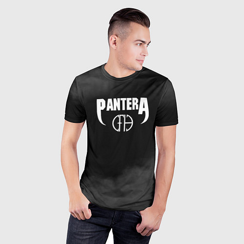 Мужская спорт-футболка Pantera - Облака / 3D-принт – фото 3