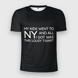 Футболка спортивная мужская New York T-Shirt, цвет: 3D-принт