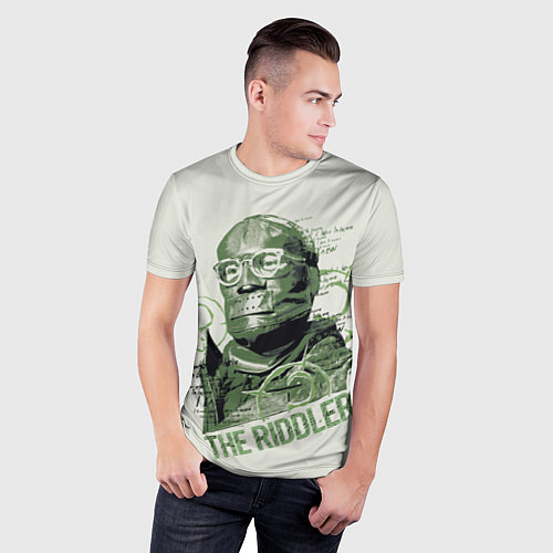 Мужская спорт-футболка The Riddler 2022 / 3D-принт – фото 3