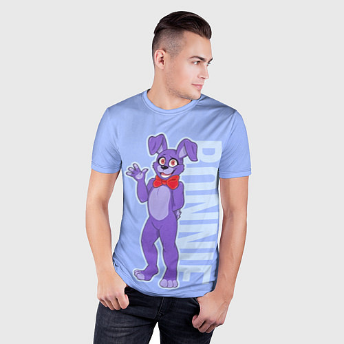 Мужская спорт-футболка Кролик Бонни / 3D-принт – фото 3