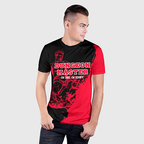 Мужская спорт-футболка Мастер подземелья арт / 3D-принт – фото 3