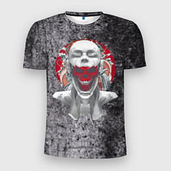 Футболка спортивная мужская Под маской человека, цвет: 3D-принт