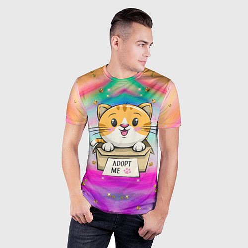 Мужская спорт-футболка Забери меня к себе! / 3D-принт – фото 3