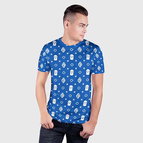 Мужская спорт-футболка Blue Dope Camo Dope Street Market / 3D-принт – фото 3