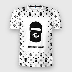 Футболка спортивная мужская Узор White Dope Ski Mask Dope Street Market, цвет: 3D-принт