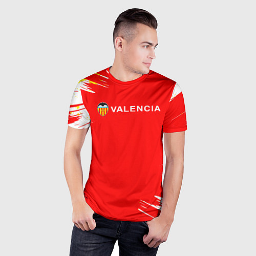 Мужская спорт-футболка Валенсия sport / 3D-принт – фото 3
