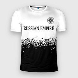Футболка спортивная мужская RUSSIAN EMPIRE - ГЕРБ Спрей, цвет: 3D-принт