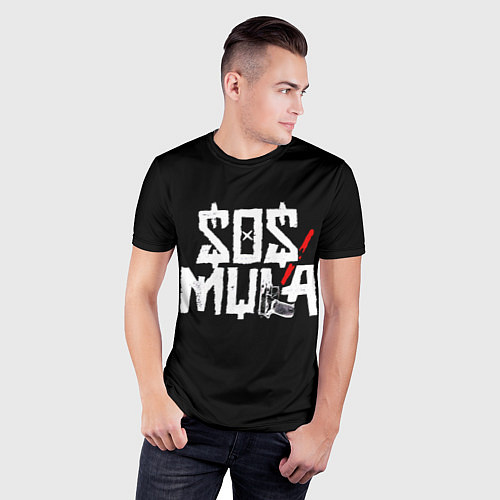 Мужская спорт-футболка ZillaKami x SosMula City Morgue / 3D-принт – фото 3