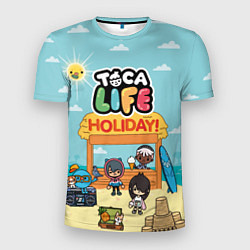 Футболка спортивная мужская Toca Life Holiday!, цвет: 3D-принт