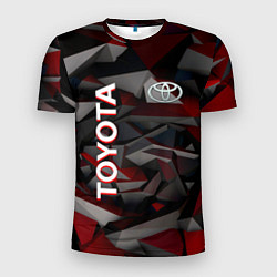 Футболка спортивная мужская Toyota тойота abstraction, цвет: 3D-принт