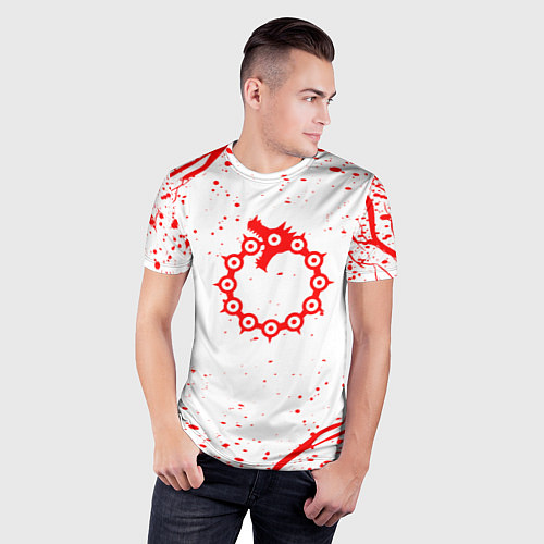 Мужская спорт-футболка 7 СМЕРТНЫХ ГРЕХОВ / 3D-принт – фото 3