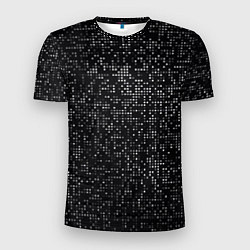 Мужская спорт-футболка Пиксельный паттерн Минимализм