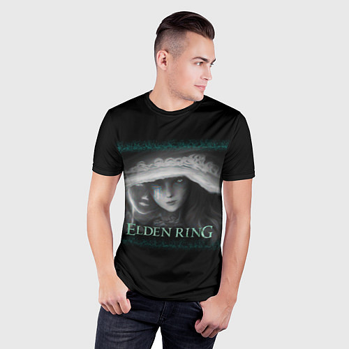 Мужская спорт-футболка Elden Ring: Ведьма / 3D-принт – фото 3