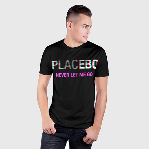Мужская спорт-футболка Placebo Never Let Me Go / 3D-принт – фото 3