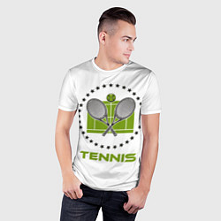 Футболка спортивная мужская TENNIS Теннис, цвет: 3D-принт — фото 2