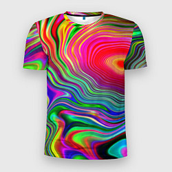 Футболка спортивная мужская Expressive pattern Neon, цвет: 3D-принт