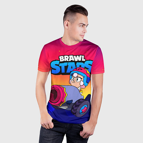 Мужская спорт-футболка Bonnie Бонни Brawl Stars / 3D-принт – фото 3