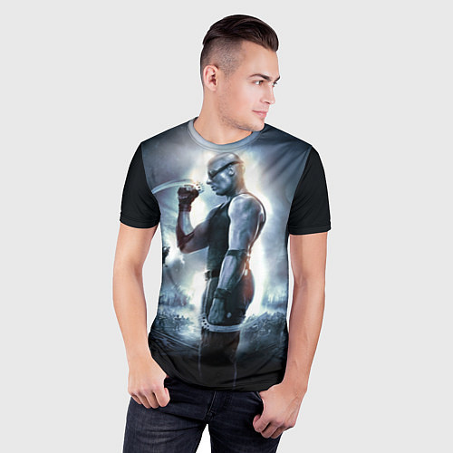 Мужская спорт-футболка Riddick / 3D-принт – фото 3