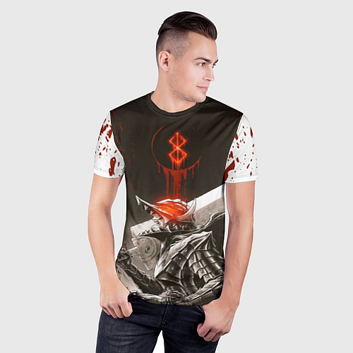 Мужская спорт-футболка Берсерк ярость Гатса / 3D-принт – фото 3