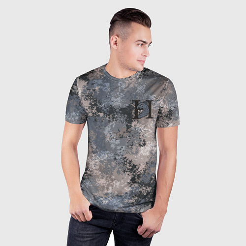 Мужская спорт-футболка Дюна Харконены пустынный камуфляж / 3D-принт – фото 3