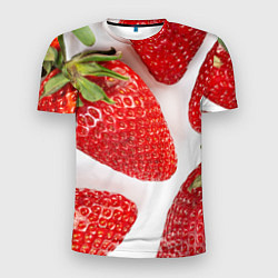 Мужская спорт-футболка Strawberries