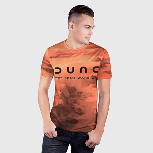 Мужская спорт-футболка Dune: Spice Wars, logo / 3D-принт – фото 3