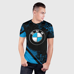 Футболка спортивная мужская BMW : БМВ ЛОГО, цвет: 3D-принт — фото 2
