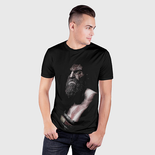 Мужская спорт-футболка Кратос Kratos / 3D-принт – фото 3
