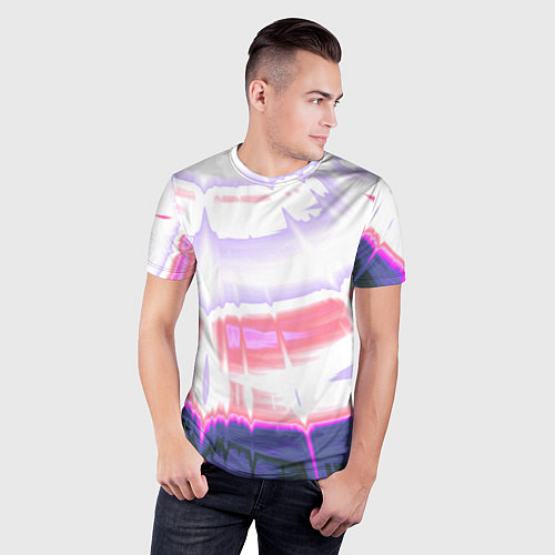 Мужская спорт-футболка Тай-дай Абстракция Tie-Dye / 3D-принт – фото 3