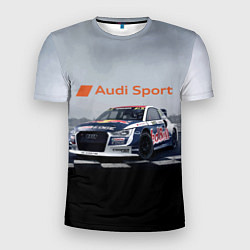 Футболка спортивная мужская Ауди Спорт Гоночная команда Audi sport Racing team, цвет: 3D-принт