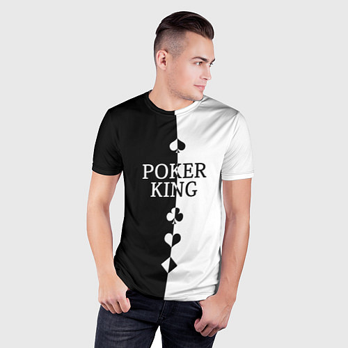 Мужская спорт-футболка Король Покера Black / 3D-принт – фото 3