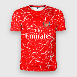 Футболка спортивная мужская Arsenal fly emirates sport, цвет: 3D-принт