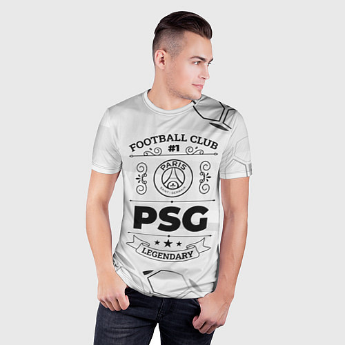 Мужская спорт-футболка PSG Football Club Number 1 Legendary / 3D-принт – фото 3