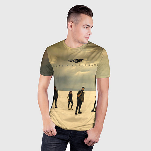 Мужская спорт-футболка Surviving The Game - Skillet / 3D-принт – фото 3
