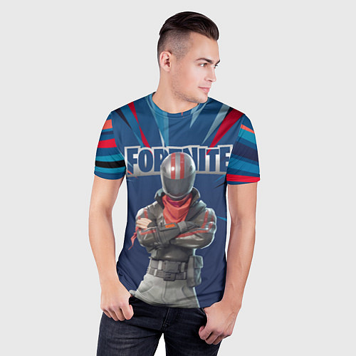Мужская спорт-футболка Fortnite Герой асфальта Burnout Video game / 3D-принт – фото 3