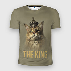 Футболка спортивная мужская Король котов Мейн-кун, цвет: 3D-принт