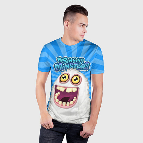 Мужская спорт-футболка My singing monsters Мамунт / 3D-принт – фото 3