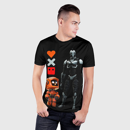 Мужская спорт-футболка Любовь Смерть и Роботы Love Death and Robots / 3D-принт – фото 3