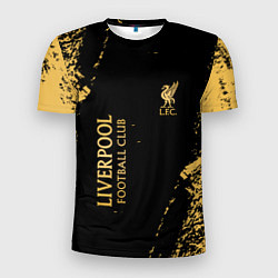Футболка спортивная мужская Liverpool гранж, цвет: 3D-принт