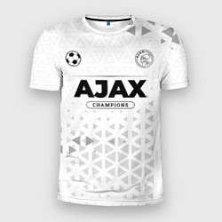 Футболка спортивная мужская Ajax Champions Униформа, цвет: 3D-принт