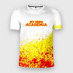 Футболка спортивная мужская Моя геройская академия краска, цвет: 3D-принт