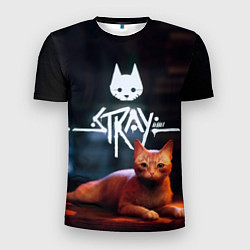 Футболка спортивная мужская Stray: Бродячий кот, цвет: 3D-принт