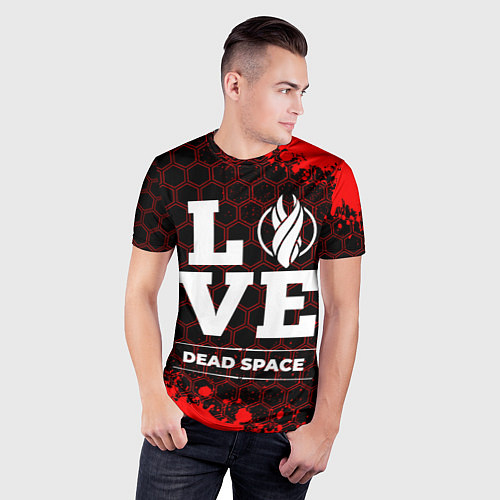 Мужская спорт-футболка Dead Space Love Классика / 3D-принт – фото 3
