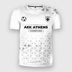 Футболка спортивная мужская AEK Athens Champions Униформа, цвет: 3D-принт