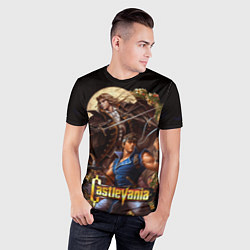Футболка спортивная мужская Castlevania - Leon & Alucard, цвет: 3D-принт — фото 2