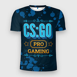 Футболка спортивная мужская Игра CS:GO: PRO Gaming, цвет: 3D-принт