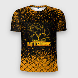 Футболка спортивная мужская PlayerUnknowns Battlegrounds - брызги, цвет: 3D-принт