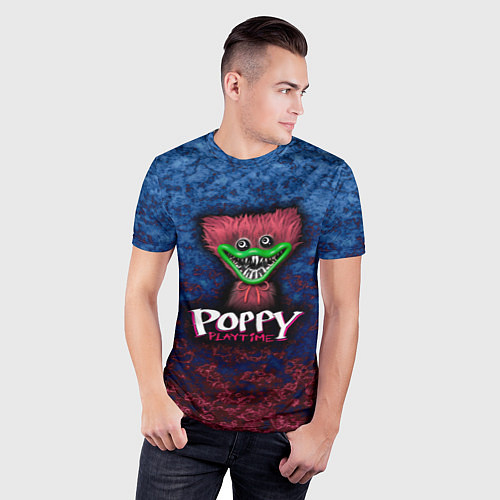 Мужская спорт-футболка Poppy playtime Haggy Waggy Хагги Вагги Поппи плейт / 3D-принт – фото 3